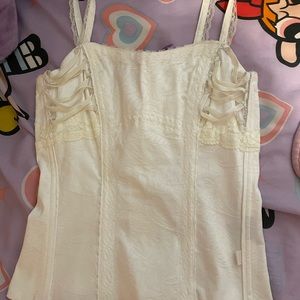Tripp NYC white corset